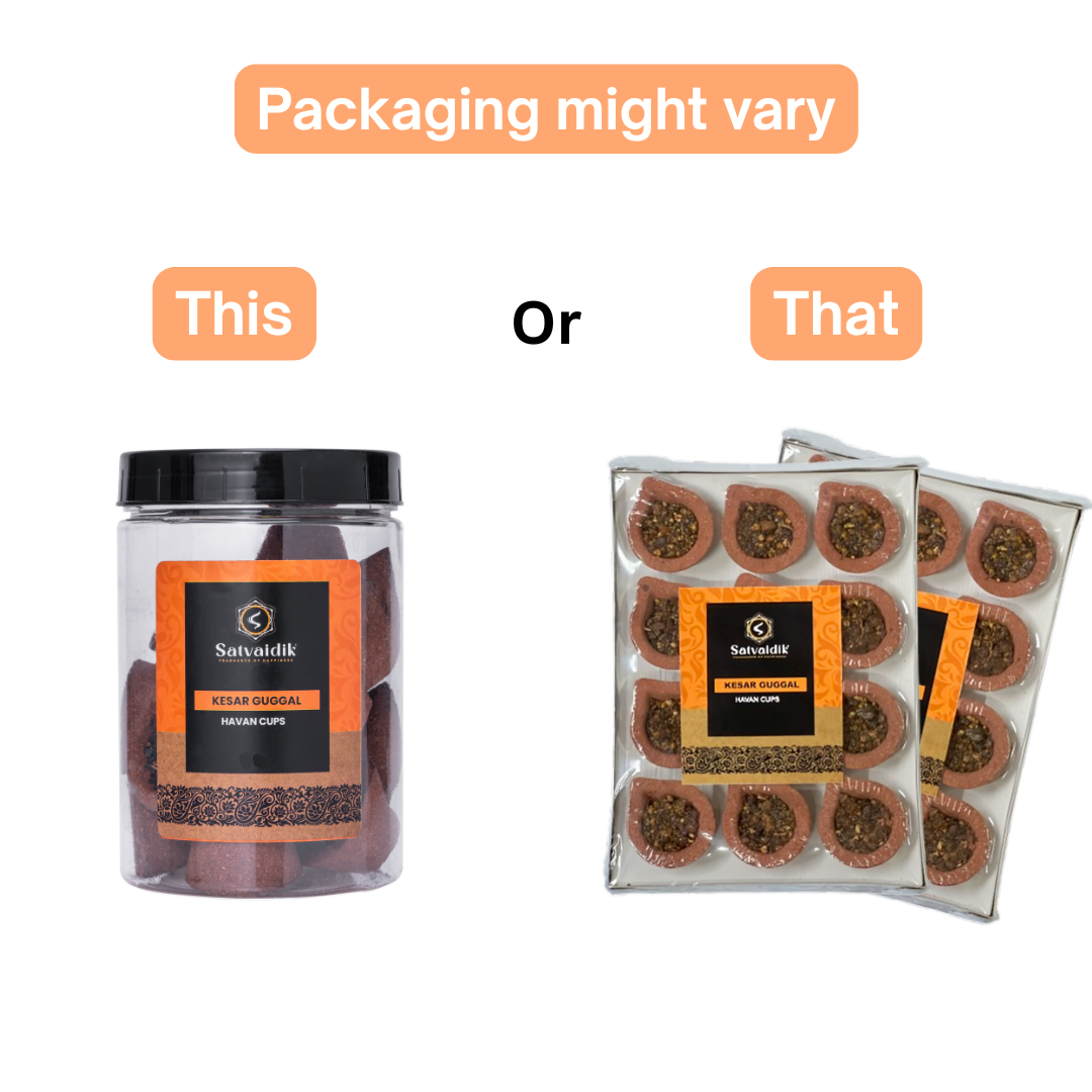 Kesar Guggal Dhoop Cups 24Pcs