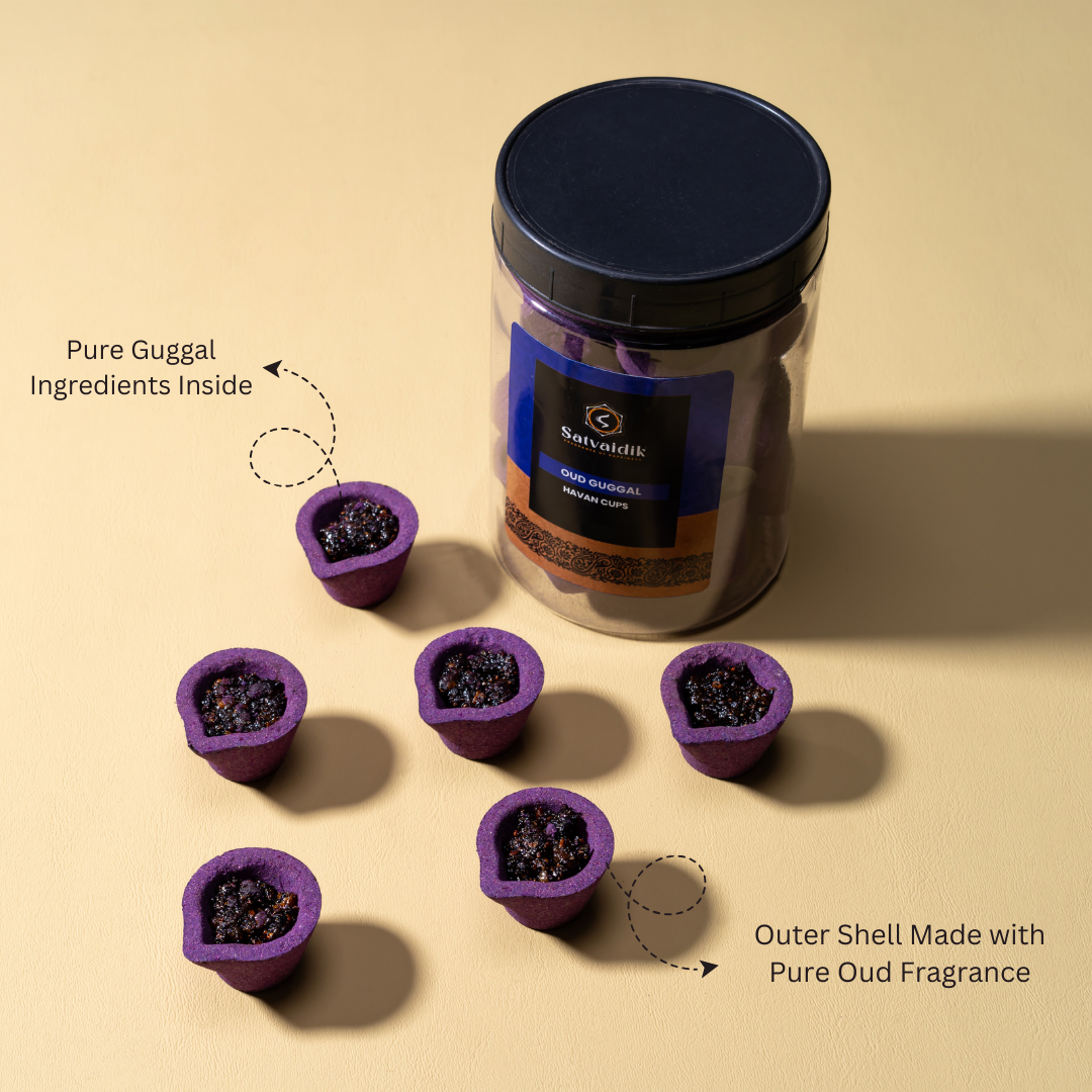 Oud Guggal Dhoop cup 24pcs