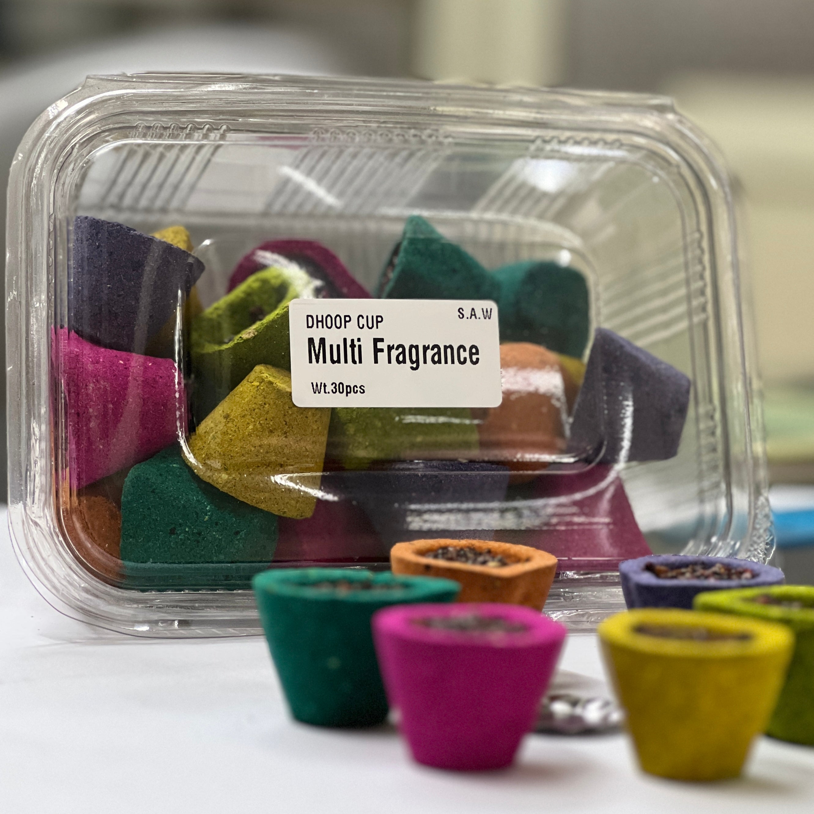 Multi Fragrance Dhoop Cup 30pcs