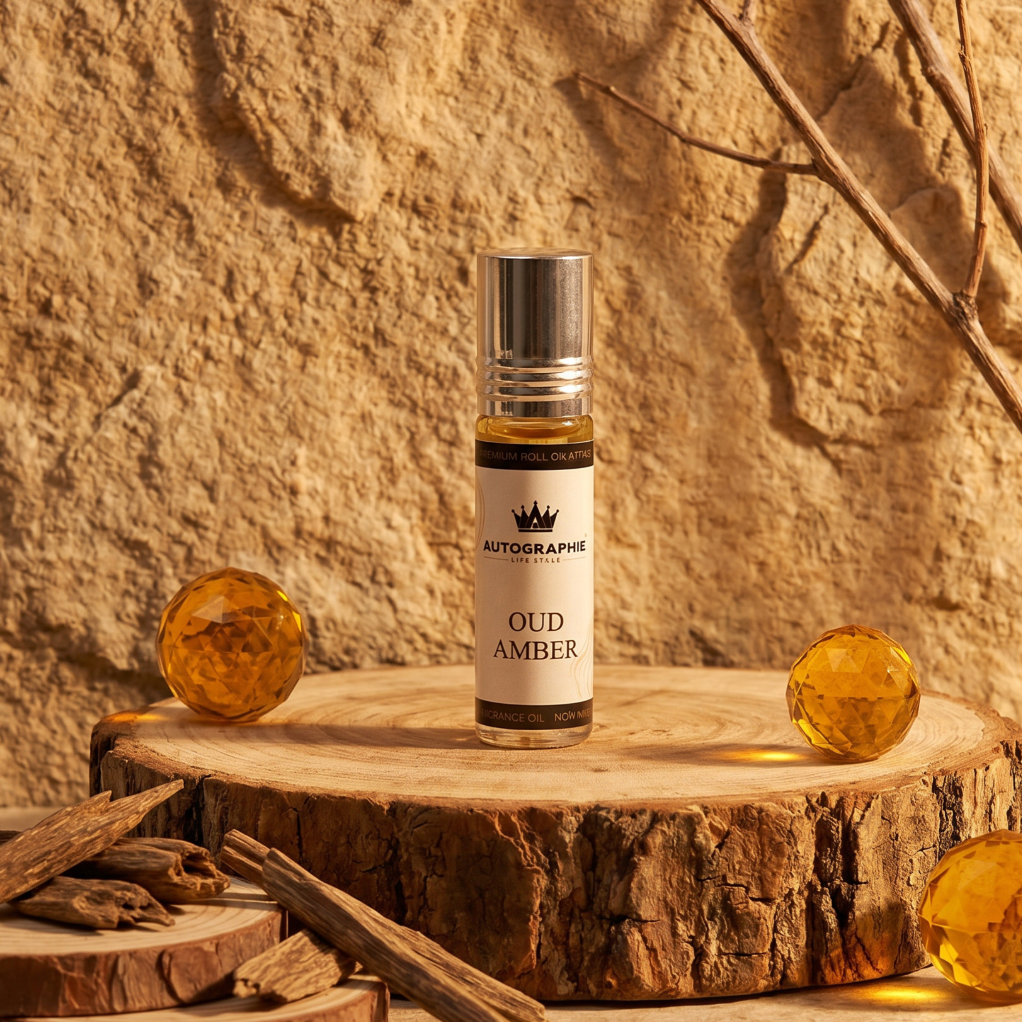 Oud Amber Attar | Rich Oriental Oud & Warm Amber