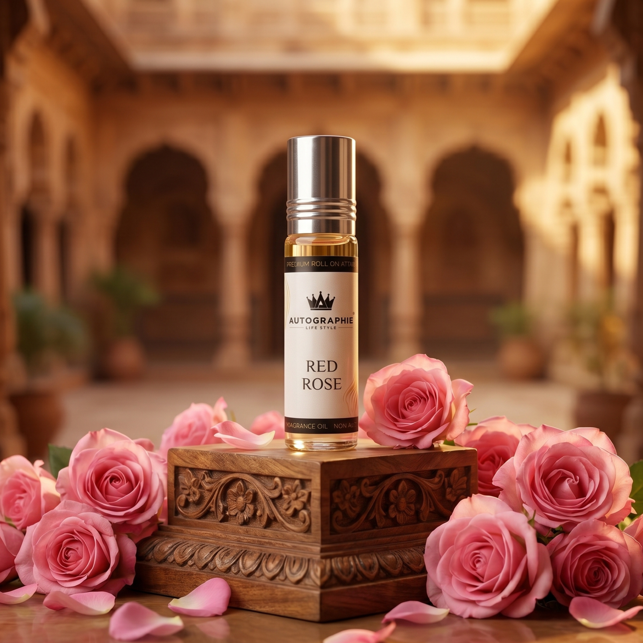 Red Rose Attar | Pure Rose Fragrance Oil
