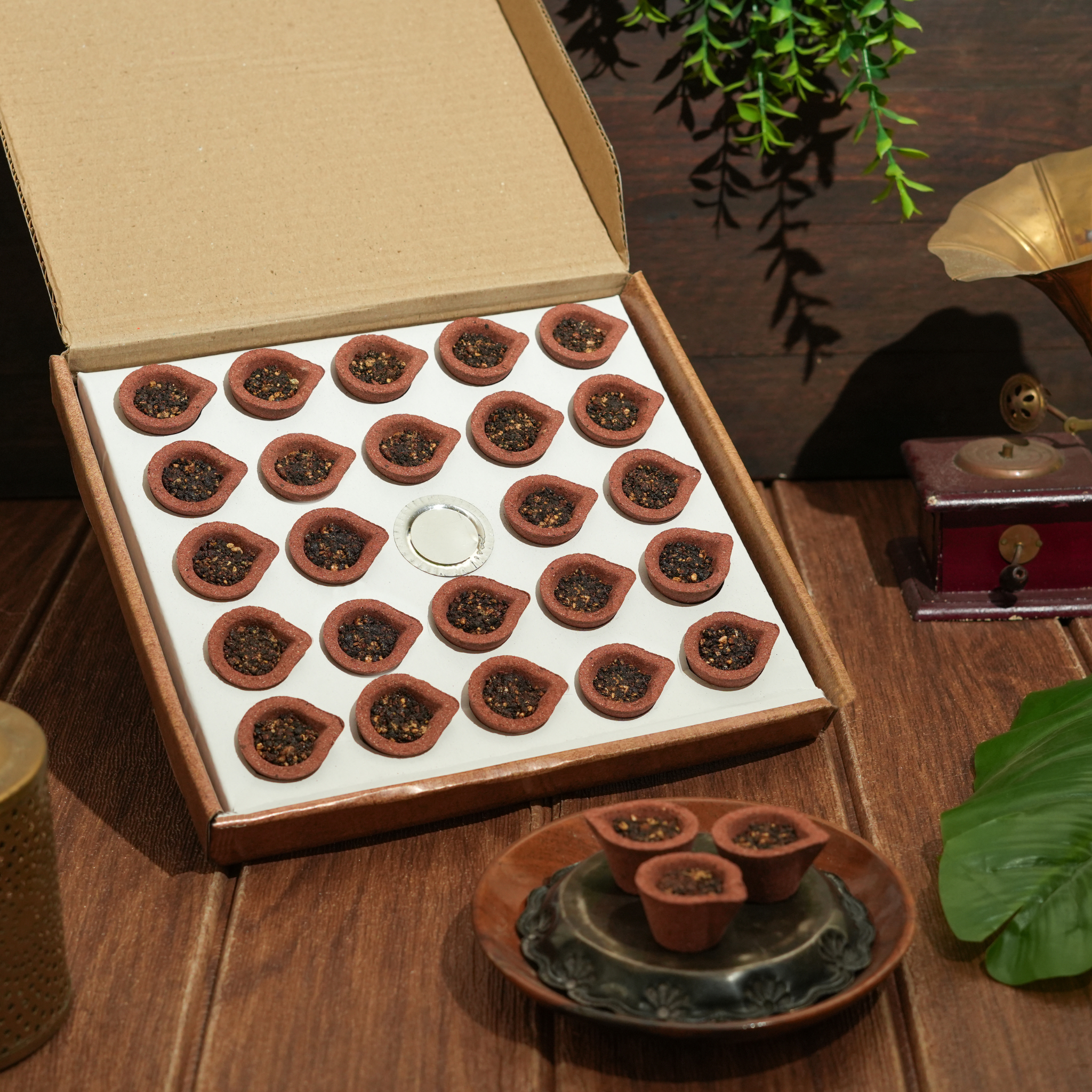 Kesar Guggal Havan Cup 24Pcs