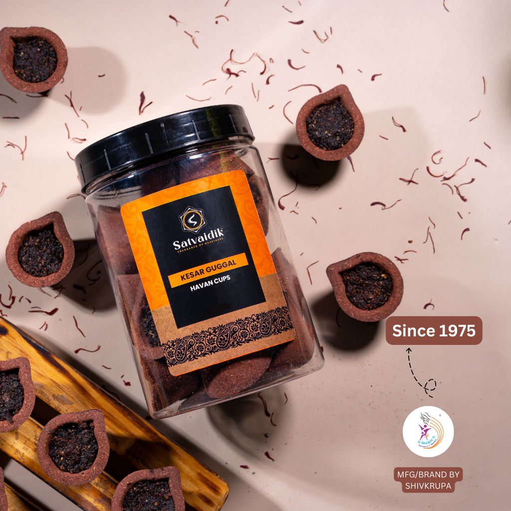 Kesar Guggal Dhoop Cups 24Pcs