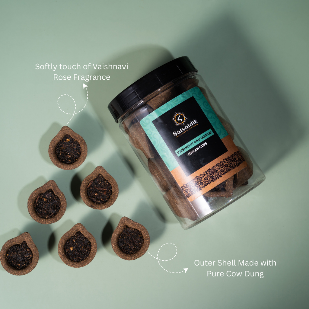 Vaishnavi Gau Guggal Dhoop Cup 24pcs