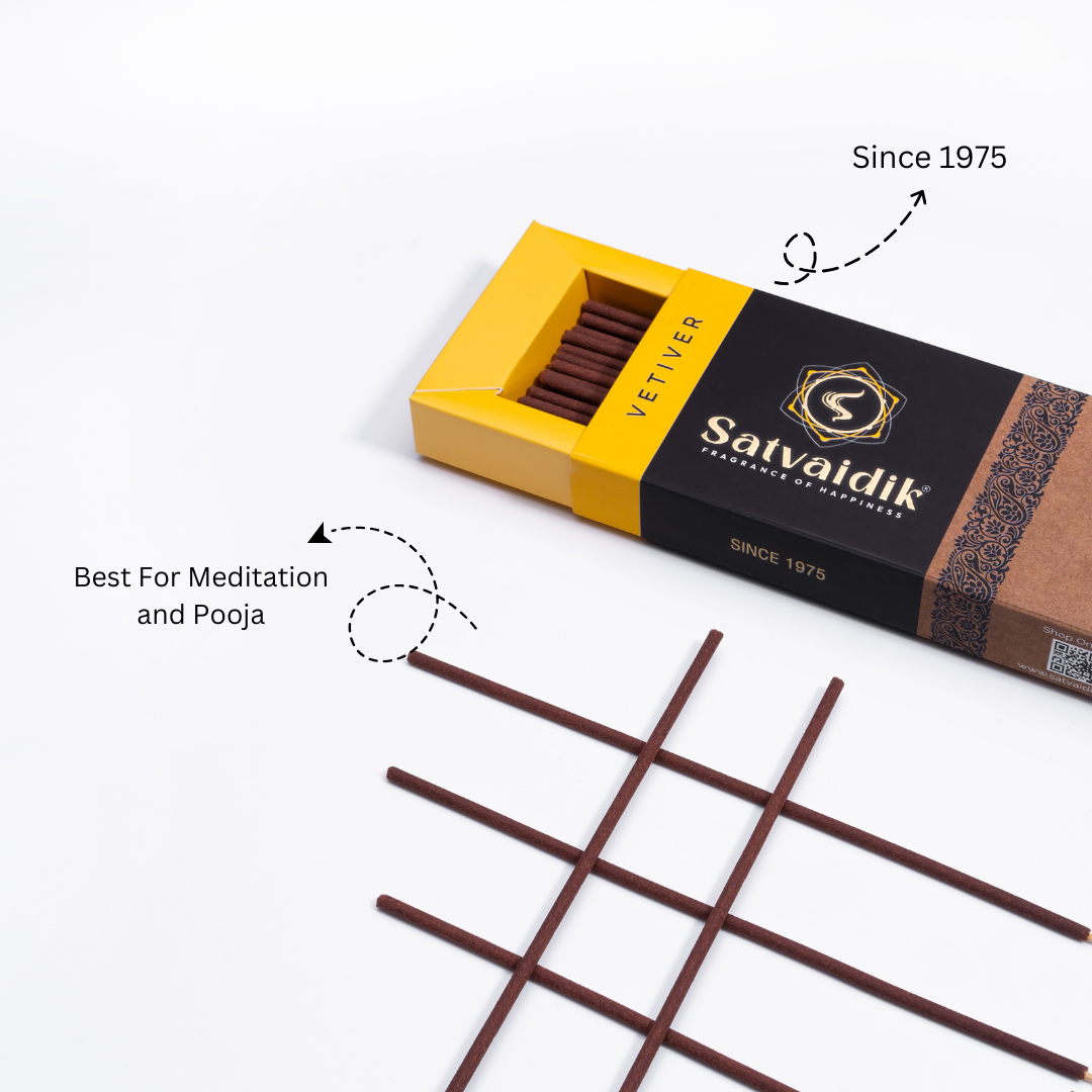 Vetiver Incense Sticks (100g)